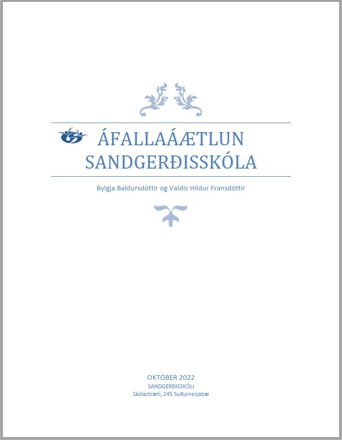 Áfallaáætlun
