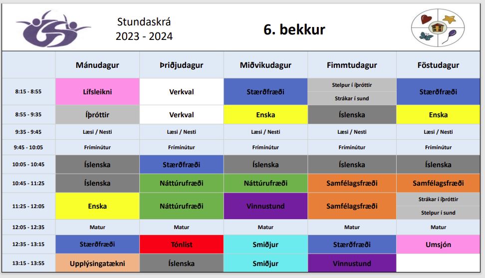 Stundatafla 6.bekkjar__2023-2024