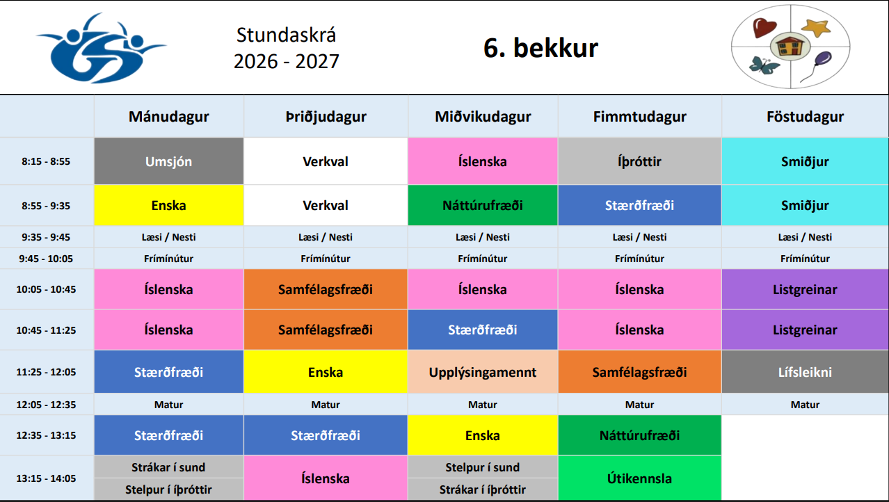 Stundatafla 6.bekkjar__2026-2027