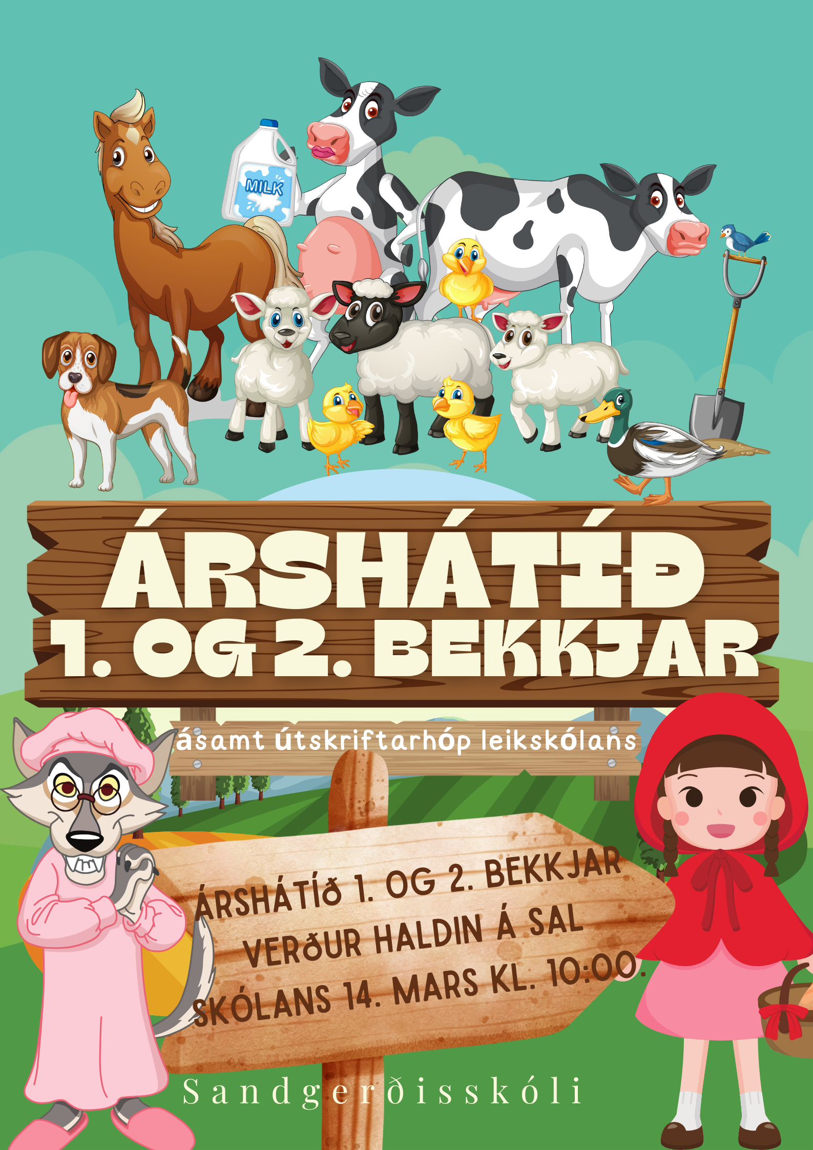 Árshátíð 1.-2. bekkur