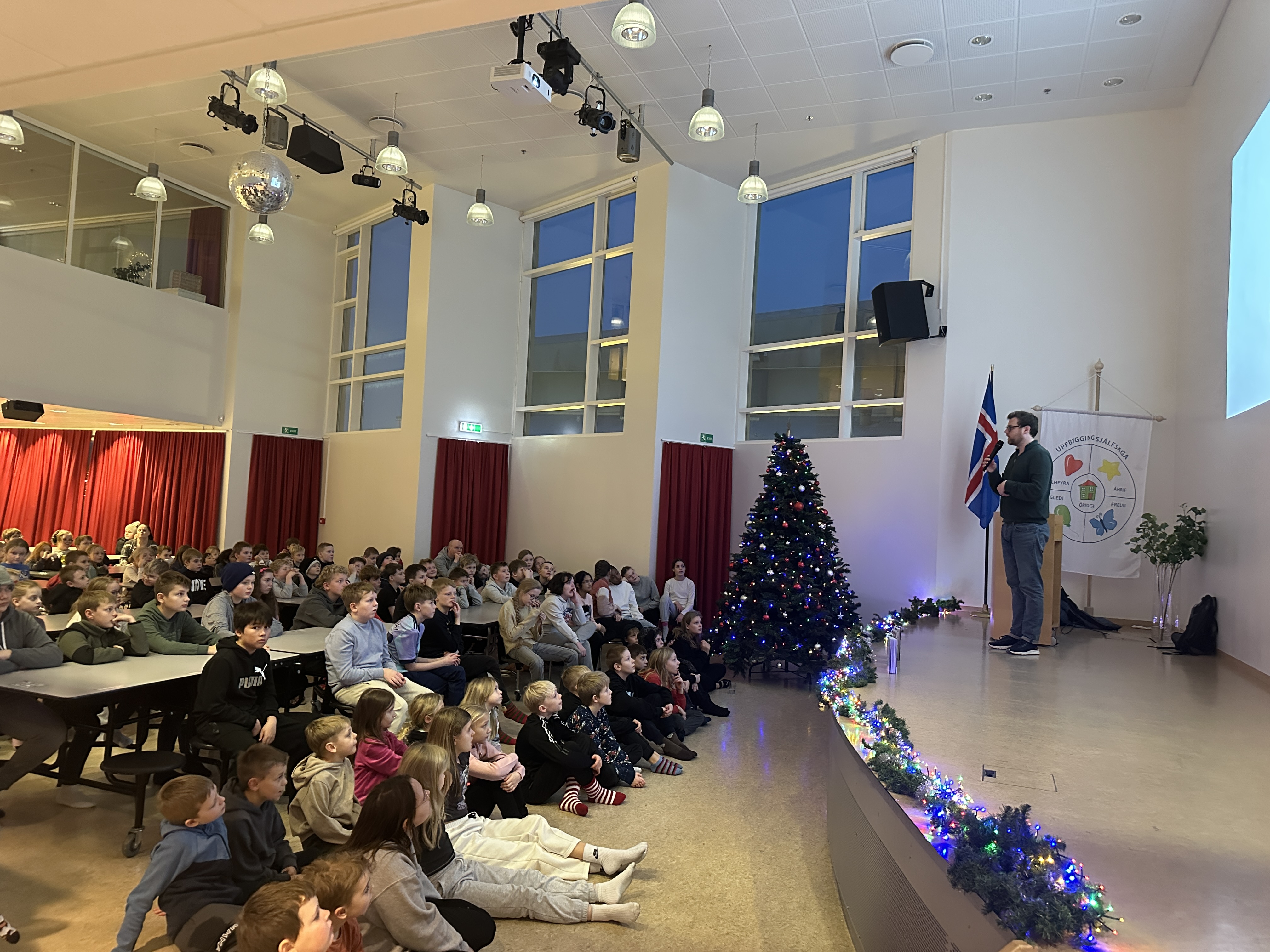 Sævar Helgi rithöfundur í heimsókn