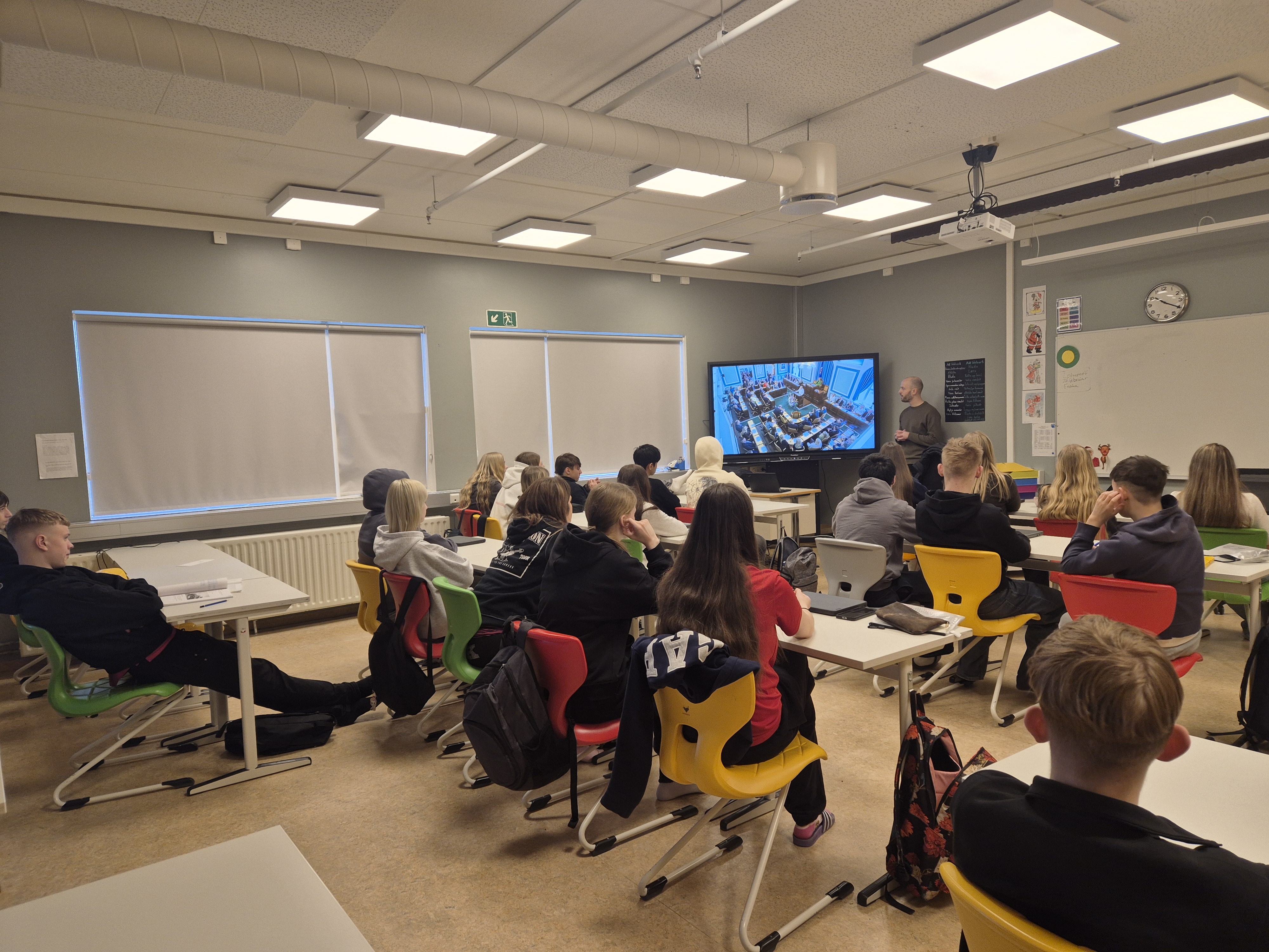 Lýðræðislest Alþingis í heimsókn