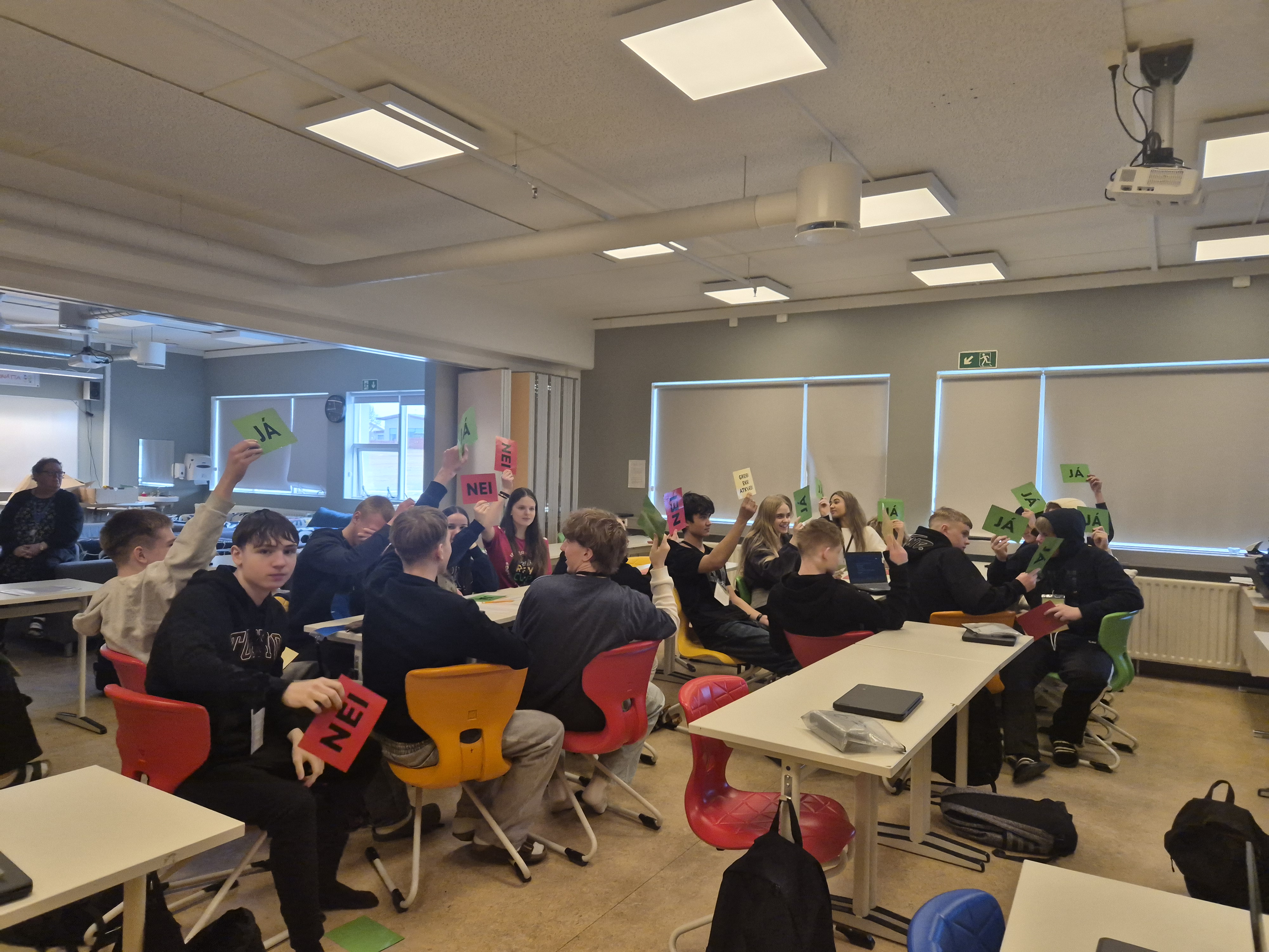 Lýðræðislest Alþingis í heimsókn