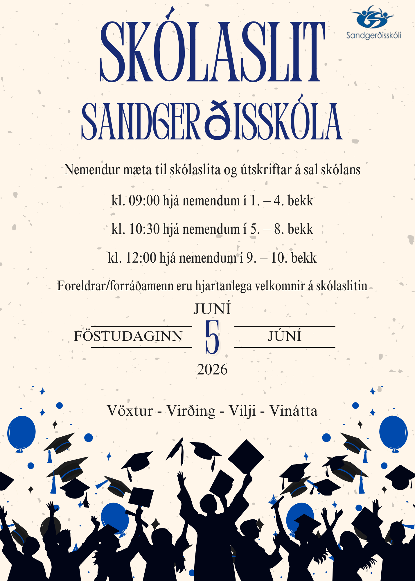 Skólaslit