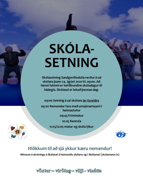 Skólasetning 2020