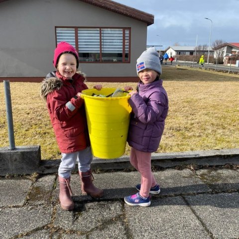 1. bekkur í grenndarkennslu í náttúrufræði.