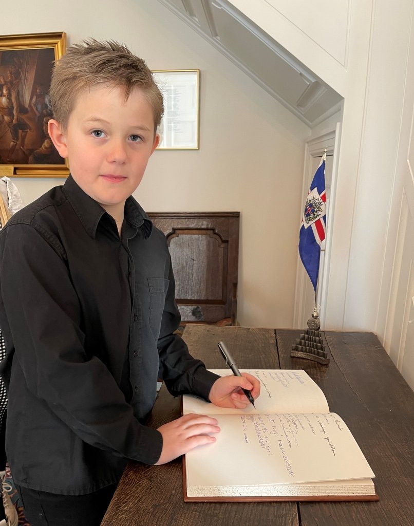 Athöfn á Bessastöðum