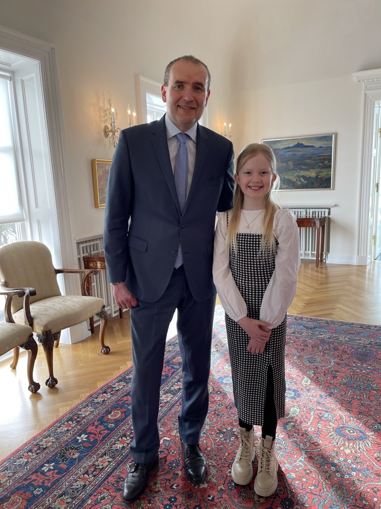 Athöfn á Bessastöðum