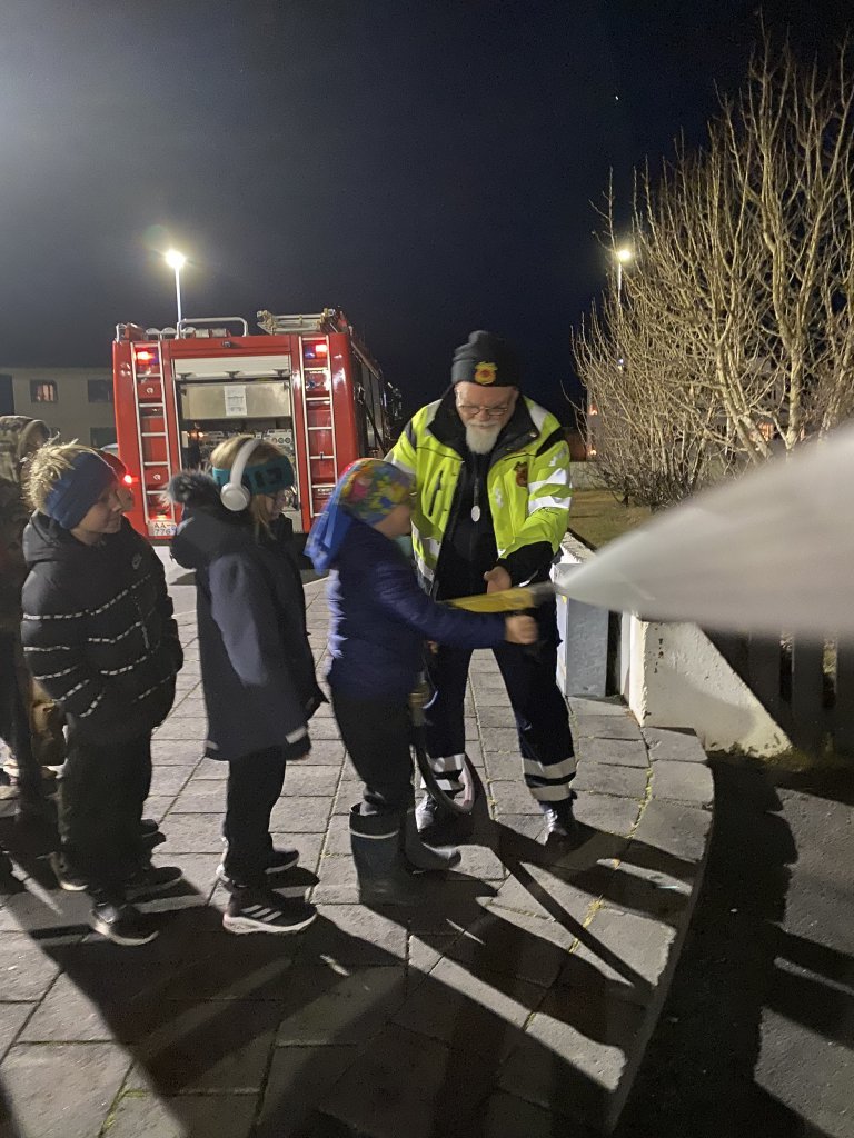 Heimsókn frá Brunavörnum Suðurnesja