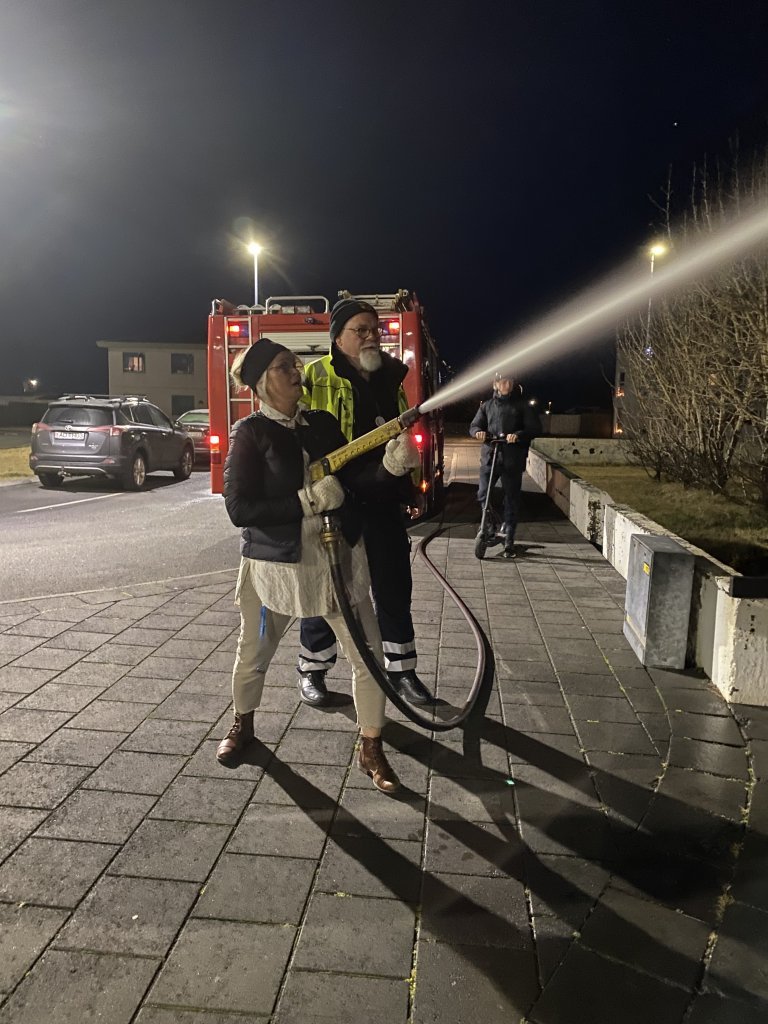 Heimsókn frá Brunavörnum Suðurnesja