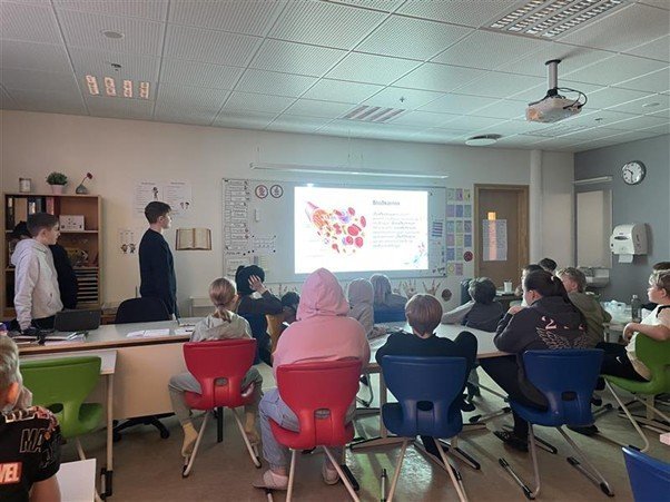 Heimsókn með kennsluefni - mannslíkaminn