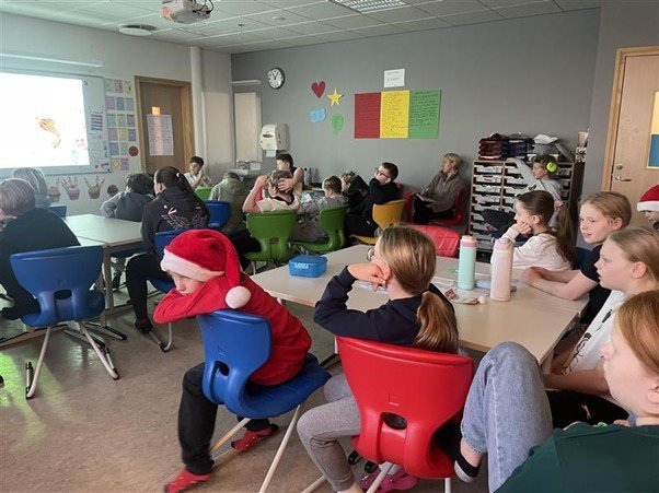 Heimsókn með kennsluefni - mannslíkaminn