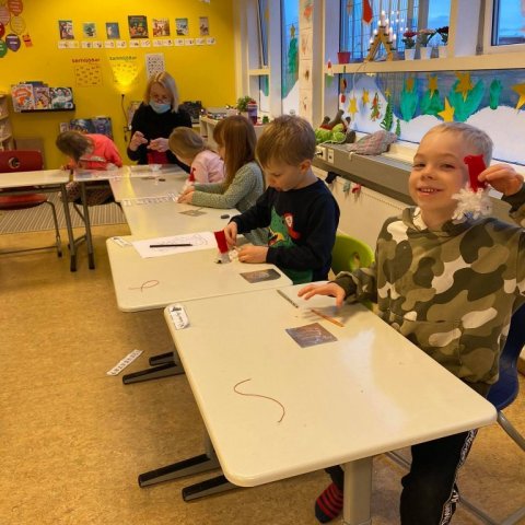 Jólaföndur_1. bekkur