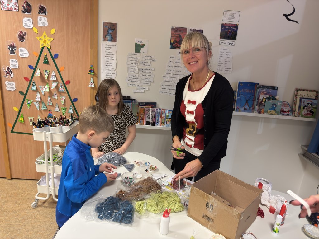 Jólastöðvar 1. -2. bekkur