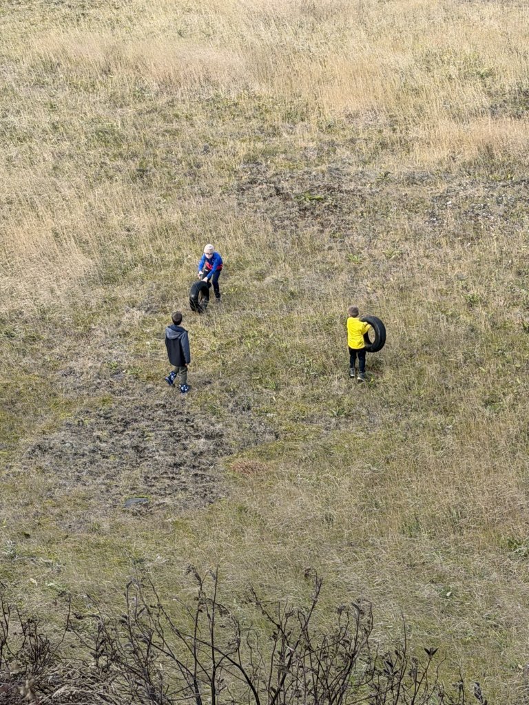 Nemendur könnuðu heim hrafnsins