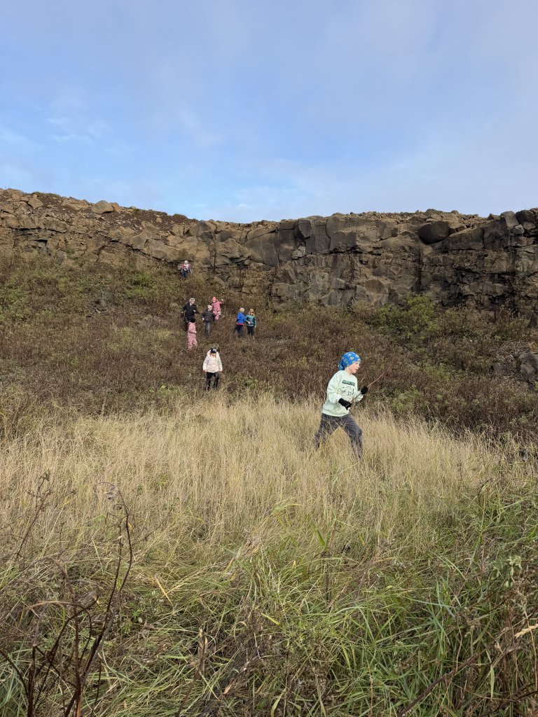 Nemendur könnuðu heim hrafnsins