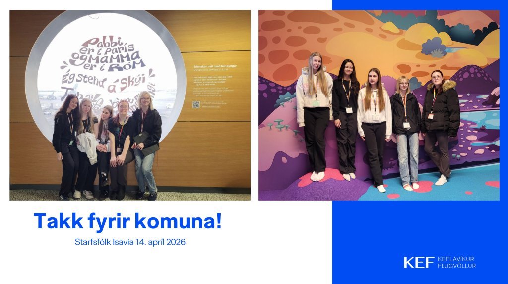9. bekkur - starfskynning hjá Isavia