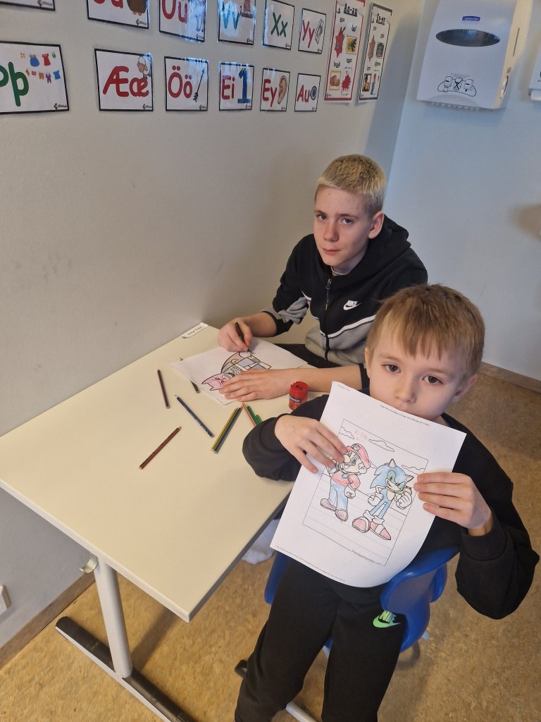 Vinadagur hjá 2. og 7. bekk