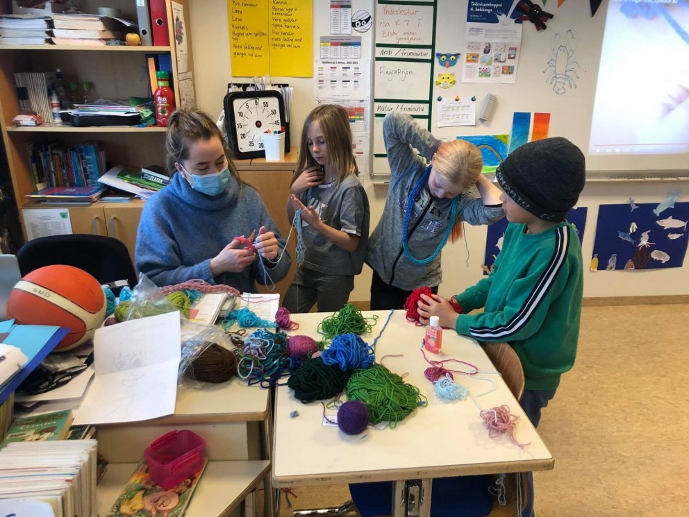 Fingurprjón í 4. bekk