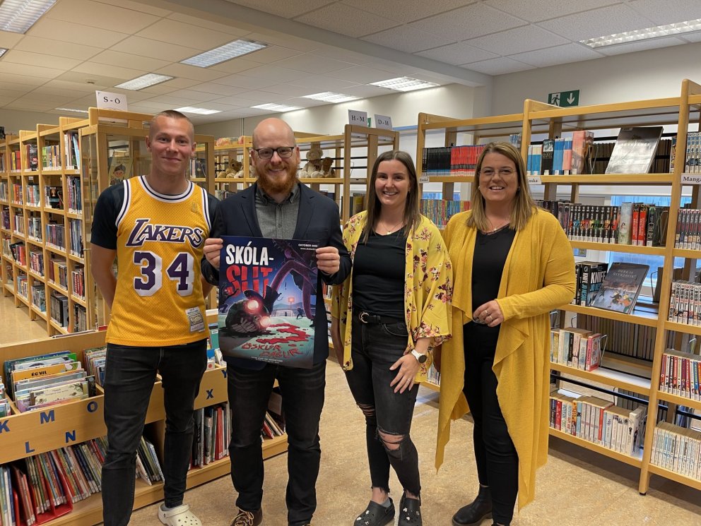 Ævar Þór rithöfundur í heimsókn