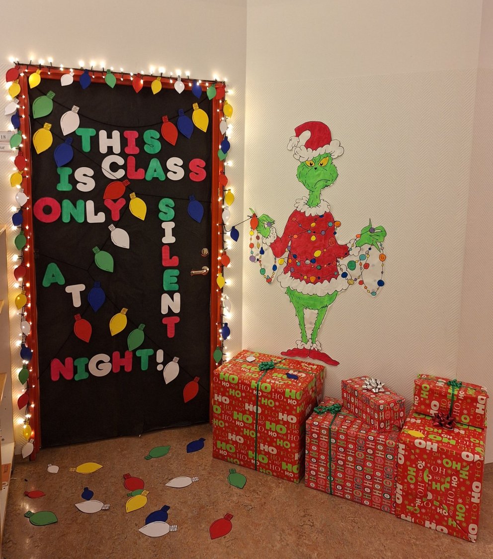 Jólahurðaskreytingar