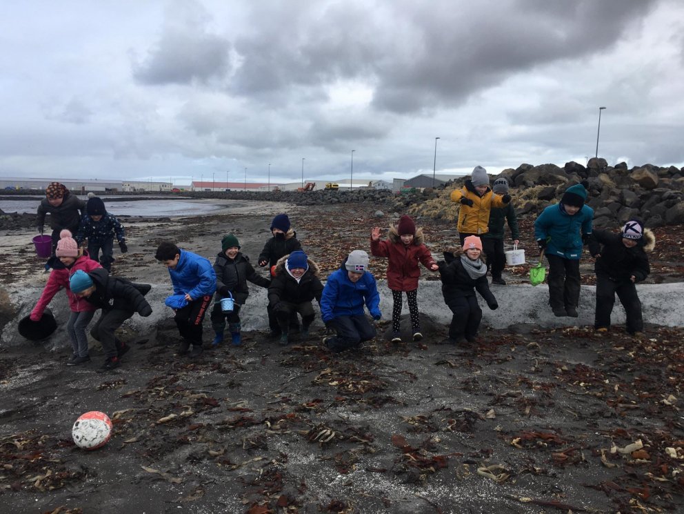 Vettvangsferð í fjöruna