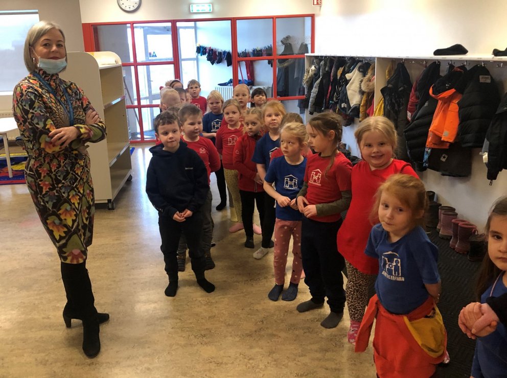 Skólahópur leikskólans Sólborgar