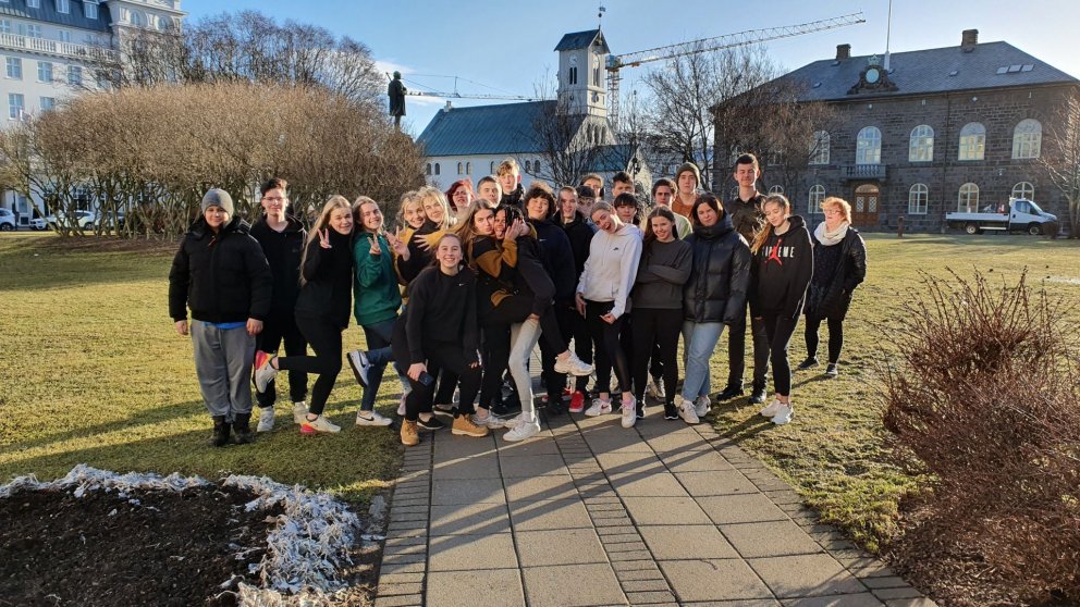 Nemendur 10. bekkjar á Skólaþingi