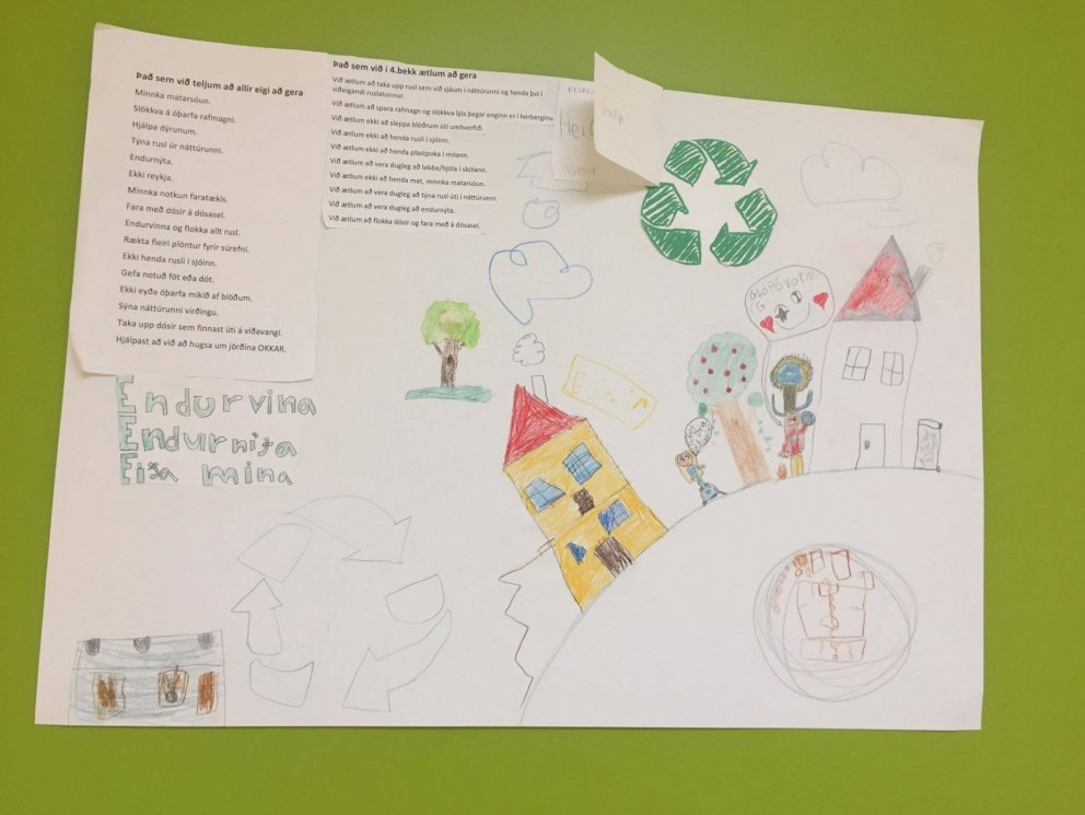 Hjálpum jörðinni – 4. bekkjarverkefni