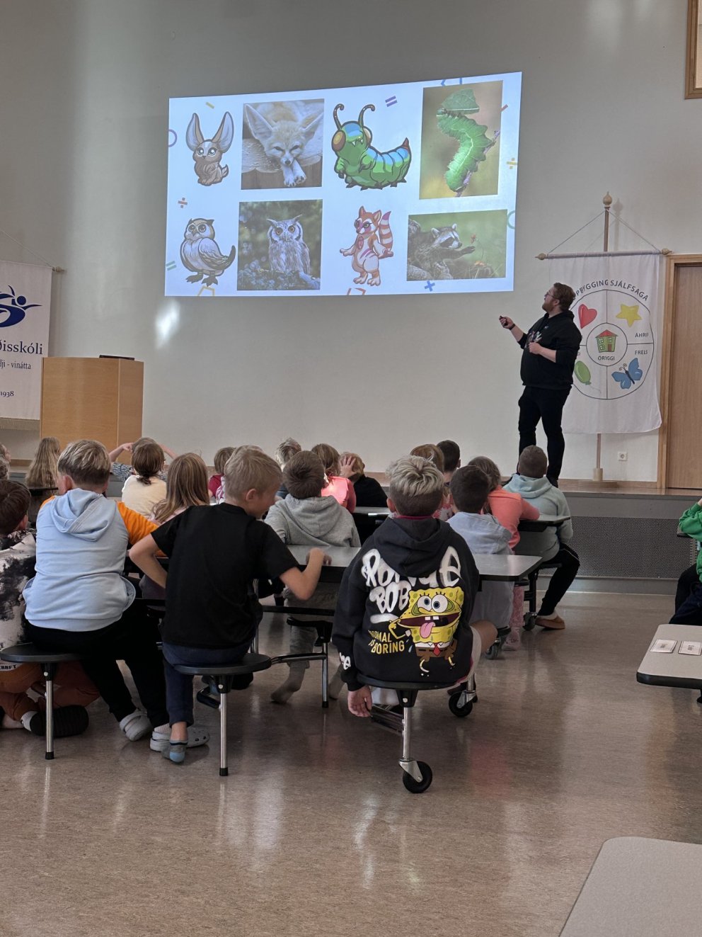 Mikill áhugi á Evolytes hjá nemendum Sandgerðisskóla