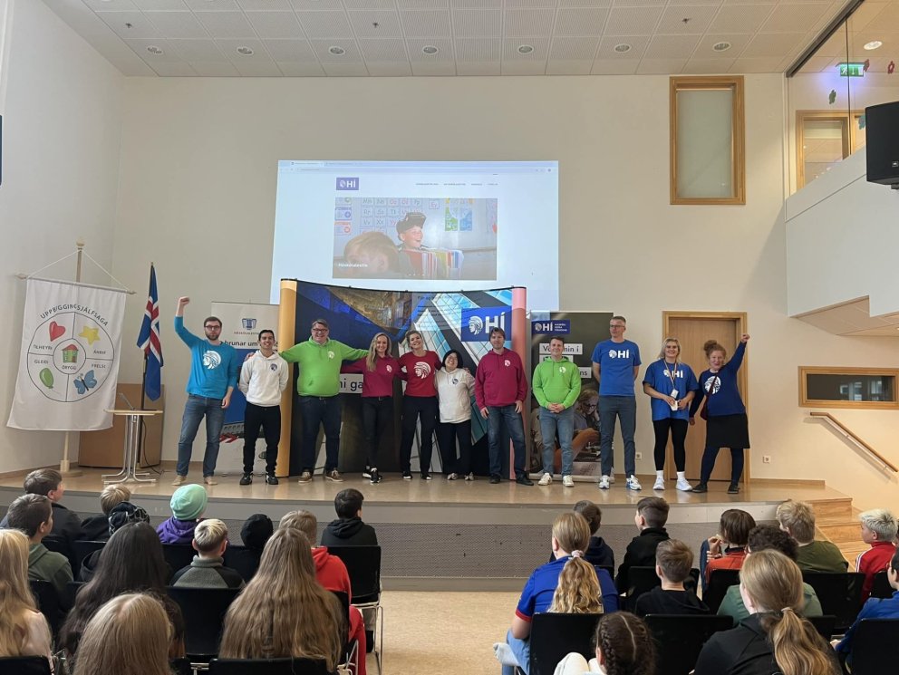 Áhöfn Háskólalestarinnar