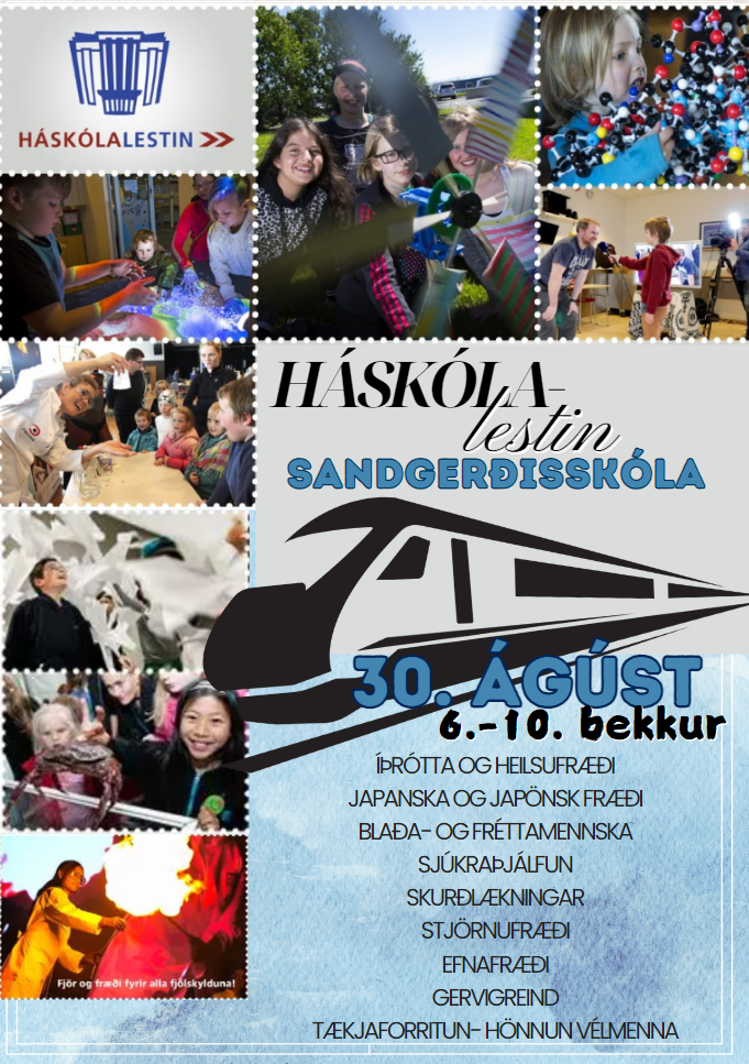 Háskólalestin heimsækir nemendur í 6. - 10. bekk