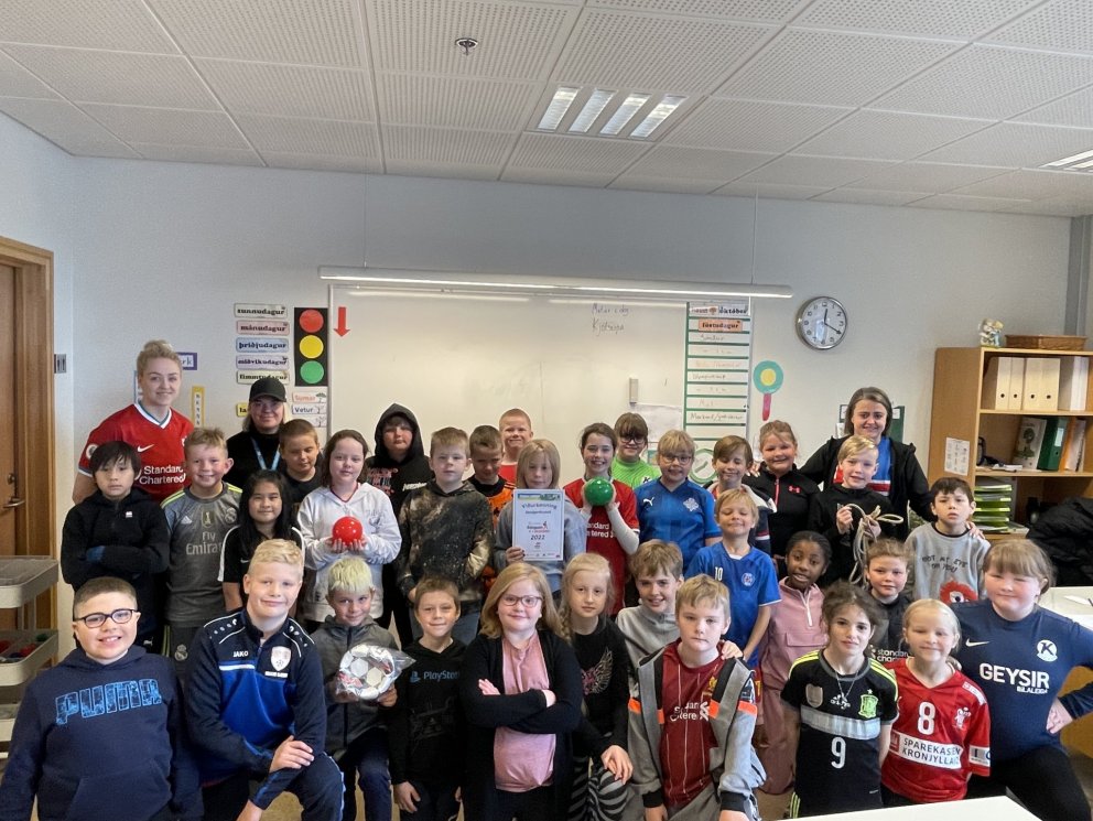 Sigurvegarar í Göngum í skólann