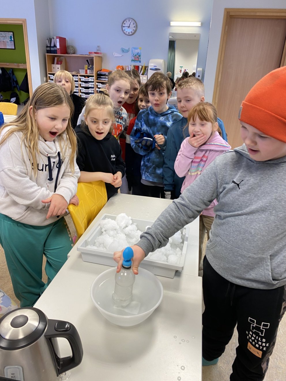 Tilraun með heitt og kalt loft