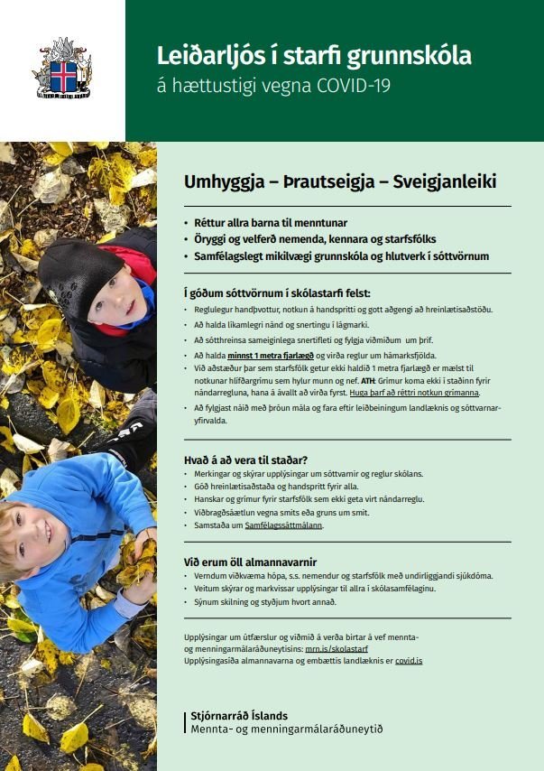 Kórónuveiran – upplýsingar