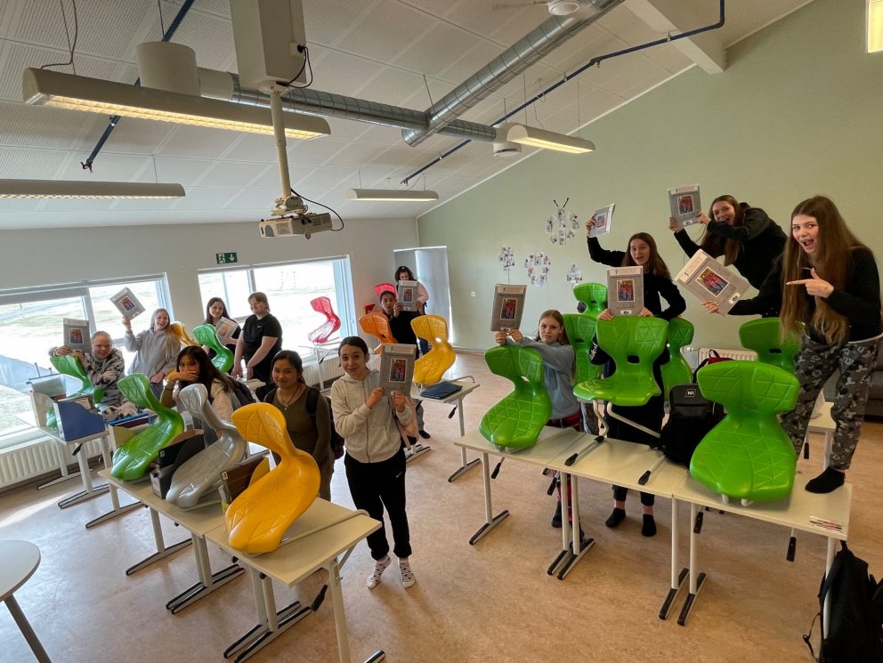 Skólablaðið Sandkorn er komið út