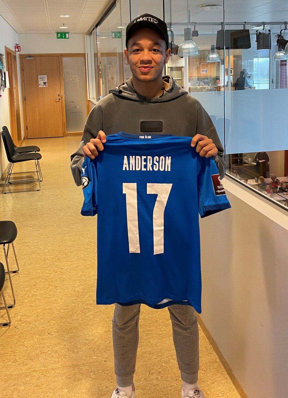 Mikael Neville Anderson  leikmaður  A landsliðs Íslands.