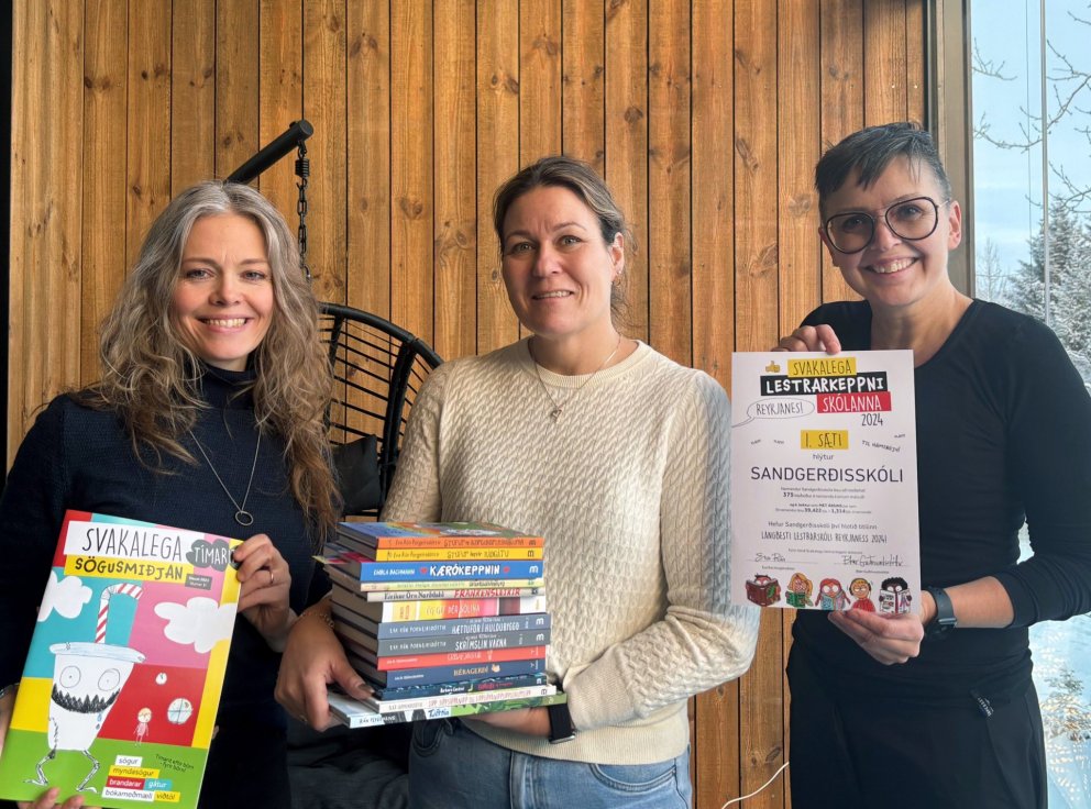 Sandgerðisskóli sigraði Svakalegu lestrarkeppni skólanna á Reykjanesi 2024