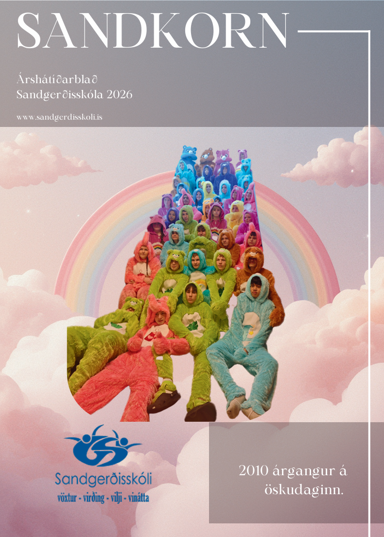 Skólablaðið Sandkorn er komið út
