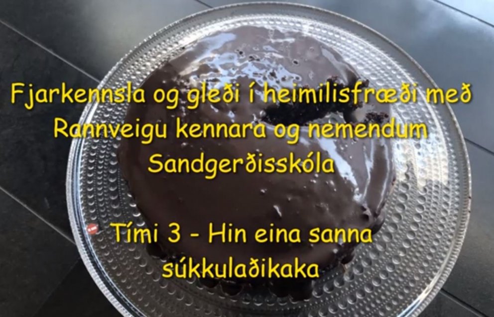 Hin eina sanna súkkulaðikaka