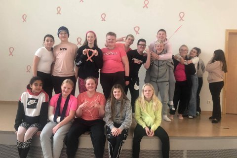 Bleikur dagur í Sandgerðisskóla