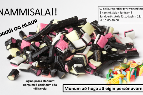 9. bekkur - fjáröflun