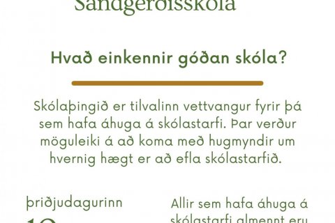 Skólaþing Sandgerðisskóla