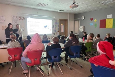 Heimsókn með kennsluefni - mannslíkaminn