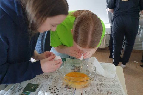 Páskaföndur hjá 7. bekk