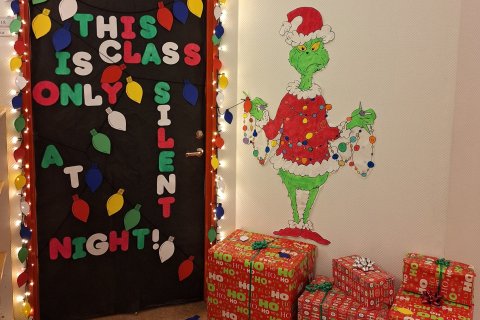 Jólahurðaskreytingar