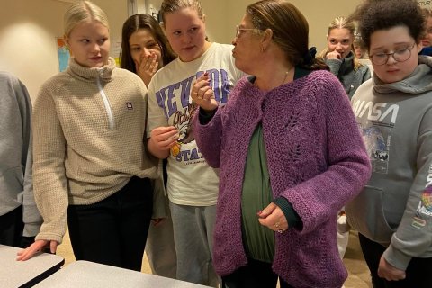 Bóndadagur – Nemendaráðið bauð upp á þorramat