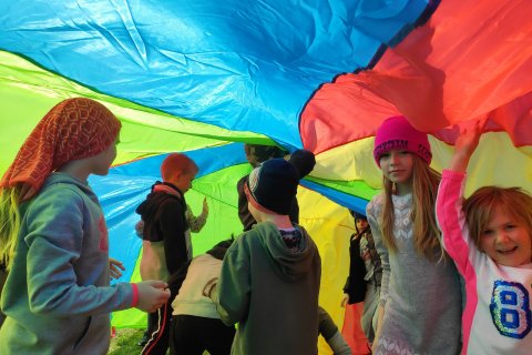 Fjör í frímínútum