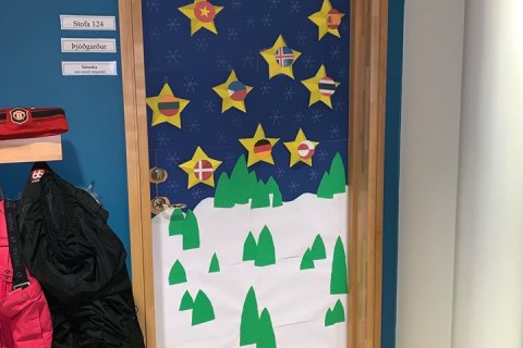 Jólahurðasamkeppni Sandgerðisskóla