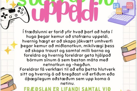 Stafrænt uppeldi - fræðsla frá Heimili og skóla
